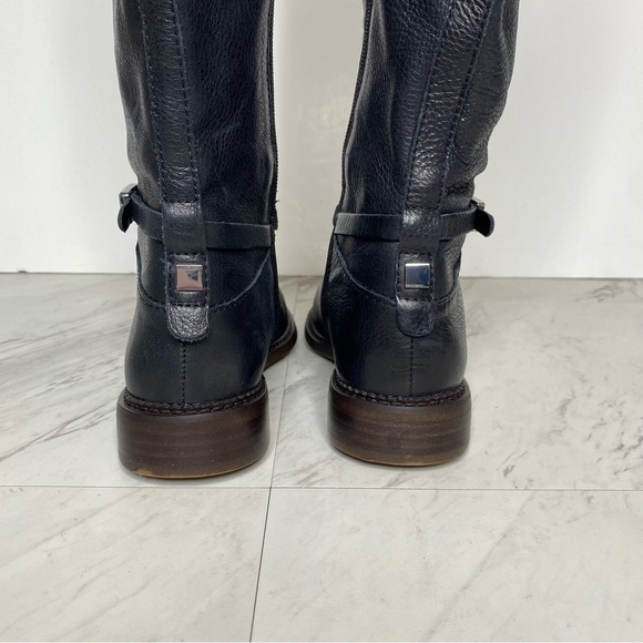 Franco Sarto Haylie Black Leather Tall Boot 6 1/2 - Picture 4 of 14